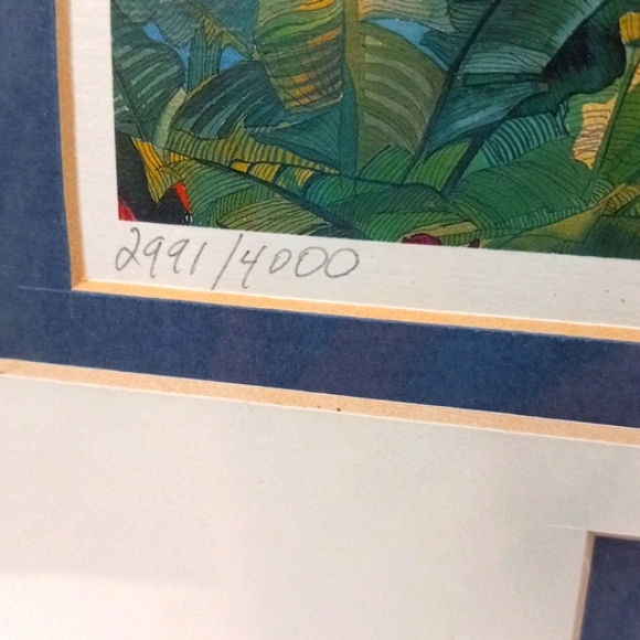 Signed & Numbered Majesty Of The Seas WaterColor by Eileen Seitz - Picture 3 of 9